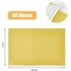 thumbnail image 2 of 50 hojas de papel reactivo A4 de 11,4 x 7,28 pulgadas, papel de transferencia reactivo rectangular con tóner dorado metálico., 2 of 6