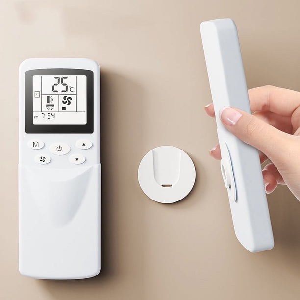 Gancho enchufable de pared | Organizador magnético para regleta de enchufes | Sin taladro | Soporte adhesivo reutilizable | Para router, control remoto, adaptador | 1 unidad | Instalación fácil