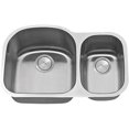 thumbnail image 1 of 31.5 in. Stainless Steel Stainless Steel 70-30 Double Bowl Sink, 1 of 1