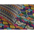 thumbnail image 4 of Ambesonne Geometric Quilted Bedspread Set 3 Pcs, Lines Half Circles, Queen Size, Multicolor, 4 of 5