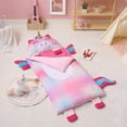 thumbnail image 2 of Saco de Dormir Infantil Joiedomi 152x69 cm con Estera de Unicornio de Peluche, 2 of 7