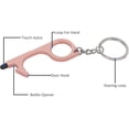 thumbnail image 4 of Contactless Door Opener, Hygienic Keychain Edc Keep Hand Clean, Hook For Public, 4 of 5
