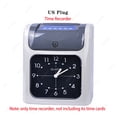 thumbnail image 1 of Electronic Time Recorder Employee Time Recording Attendance Machine Time Clock Recorder Attendance Time Card For Time Recorder ,Easy to Use, 1 of 7