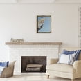 thumbnail image 3 of Stupell Industries Heron Portrait on Blue Animals & Insects Painting Gold Floater Framed Canvas Art Print Wall Art, 17 x 21, 3 of 10
