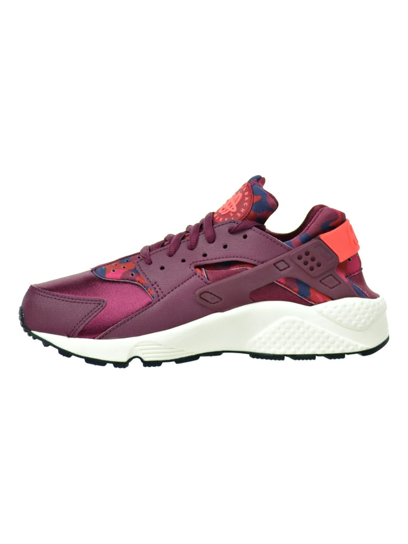 Nike Air Huarache Run Print Women's Shoes Deep Garnet/Bright Crimson - Walmart.com