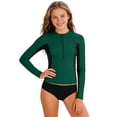 thumbnail image 5 of Girl Rash Guard Girl Bathing Suits 2 Piece Sun Protection Long Sleeve Quick Drying Summer Bathing Suit for Kids 15-16 Years, 5 of 5