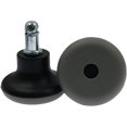 thumbnail image 5 of HSHDLDF 5 Pcs Patins à Cloche de 2 Pouces de Remplacement pour Chaise de Bureau, Roulettes Pivotantes vers Roulettes Fixes et Stationnaires, Patins à Cloche à Profil Court, 5 of 5