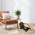 thumbnail image 6 of Precious Tails Plush Felt Sherpa Pet Dog Bed, 6 of 9