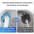 thumbnail image 3 of Disposable Toilet Brush Head Set, 360 Degree Rotatable Toilet Cleaning Brush with Cleaning Liquid, All in One Bathroom Cleaning Tool, Toilet Bowl Cleaner Kit, 3 of 6