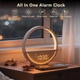 thumbnail image 2 of Wake Up Light Sunrise Alarm Clock - White Noise Machine with 20 Soothing Sounds for Sleep Better, Weekdays/Weekends Dual Alarms for Heavy Sleepers & Touch Control Night Light, Ideal Gifts, 2 of 9