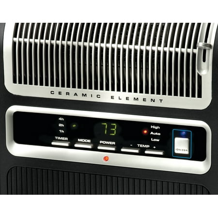 Lasko 25" 1500W Ceramic Space Heater with Ionizer and Remote, Black, 760000, New