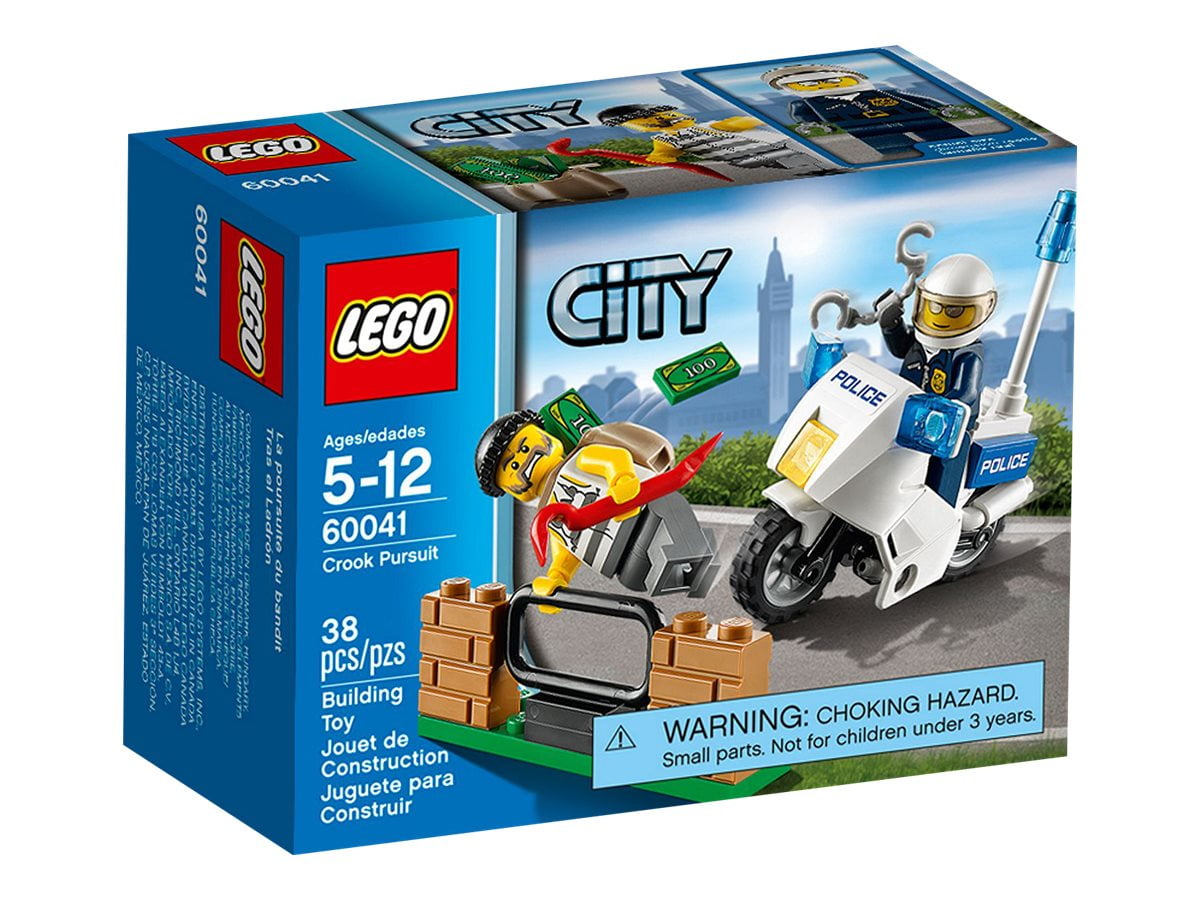Lego Figur City Polizei Gefangener Dieb cty618 Rucksack cty643 60127 60131 