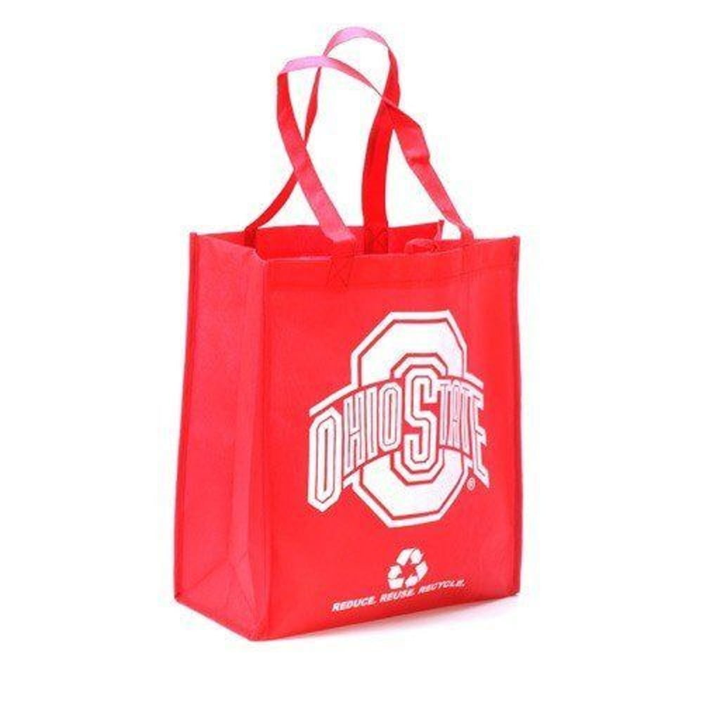 BUCKEYES REUSABLE GROCERY/TOTE BAG LOT OF 5