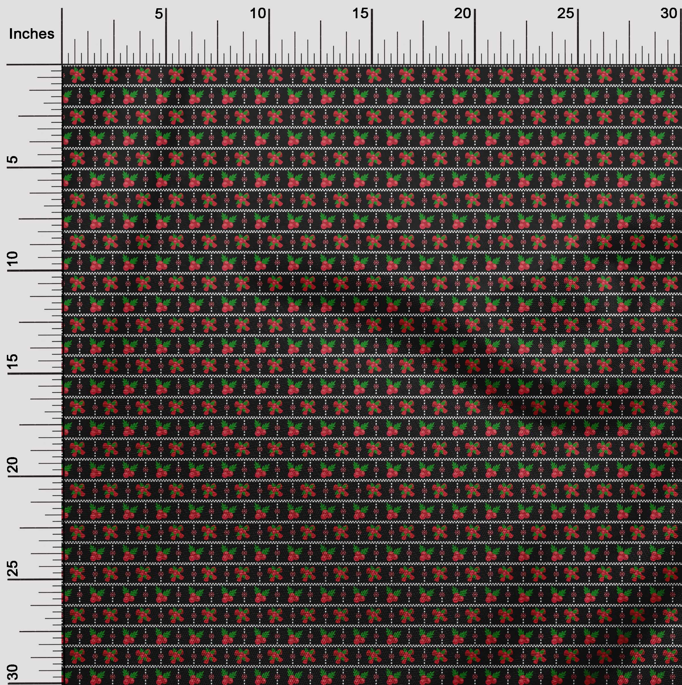 oneOone Cotton Silk Black Fabric Merry Christmas Sewing Material Print Fabric By The Yard 42 Inch Wide-YNF