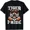 Black-4, variant on Retro Vintage Sunset Dog Pet Lover Welsh Corgi Breed Short-Sleeve Unisex T-Shirt