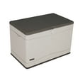 thumbnail image 1 of Lifetime 60103 Coffre de Rangement pour Terrasse, 80 Gallons, Sable du Désert/brun, 1 of 5