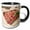 Black/White, variant on 3drose, Usa, Massachusetts, Wareham, Cranberries Newly Harvested, 11oz Mug