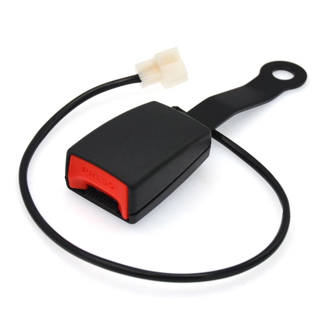 Para Coche 2 uds bloqueo para cinturón de seguridad de coche hebilla para cinturón de seguridad conector clavija Cable de advertencia
