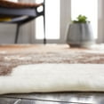thumbnail image 4 of Safavieh Faux Cow Hide Dahila Novelty Area Rug, Ivory/Dark Brown, 3' x 5', 4 of 12