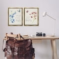 thumbnail image 2 of Stupell Industries Inspiring Words with Florals Inspirational Painting Gold Floater Framed Canvas Art Print Wall Art, 17 x 21, Set of 2, 2 of 9