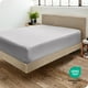 thumbnail image 4 of Sábana Ajustable de Lujo Bare Home Colección 1800 Ultra Suave Bolsillo Profundo Tamaño California King Gris Claro, 4 of 7