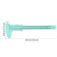 thumbnail image 2 of DEEPCRAFF Calibrador Vernier Plástico Verde Con Medición De Profundidad Y Para Uso Múltiple, 2 of 6