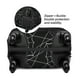 thumbnail image 2 of Balery Spider Web Black Funda de equipaje, fundas para maletas, elástica, lavable, protector de maletas, compatible con maletas de 18 a 32 pulgadas-Medium, 2 of 7