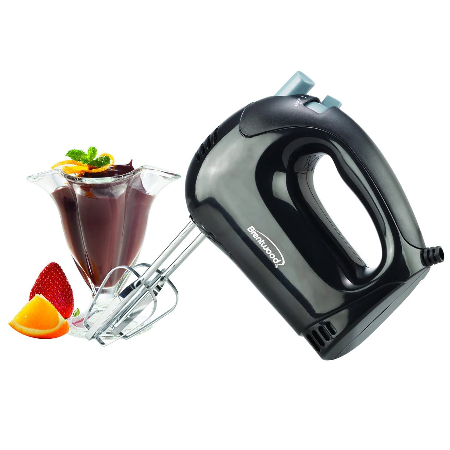 Brentwood HM44 5-Speed Hand Mixer - Black