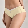 thumbnail image 3 of ShomPort Womens Seamless Panties Mid-Rise Waisted Cotton Smoothing Briefs Breathable Cute Printed Underpants, 3 of 6