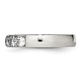 thumbnail image 3 of Chisel Stainless Steel Polished CZ 4mm Band, 3 of 8