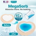 thumbnail image 3 of Dimora Silicone Sacrum Foam Dressing with Border Adhesive Waterproof Wound Dressing Healing Pads 5pcs, 3 of 10