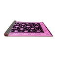 thumbnail image 2 of Ahgly Company Indoor Round Oriental Pink Industrial Area Rugs, 3' Round, 2 of 4