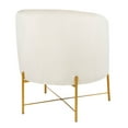 thumbnail image 4 of LumiSource Chloe Accent Chair, Gold/Emerald Green, 4 of 7