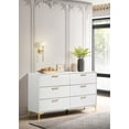 thumbnail image 2 of Kendall 6-drawer Dresser White, 2 of 9