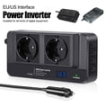 thumbnail image 3 of Smart Car Power Inverter 12V to AC 220V Converter Adapter Charger O√ P0V3, 3 of 9