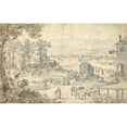 thumbnail image 3 of Lodewijk Toeput 14x11 Black Modern Framed Museum Art Print Titled - Summer Harvest in an Extensive Landscape (C. 1590), 3 of 5