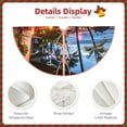 thumbnail image 3 of Bingfone Christmas Tree Skirt Mat Christmas Decoration Interior 30" -Tropical Beach Candlelight, 3 of 6