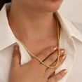 thumbnail image 2 of Sulyle 14K Gold Filled Rope Chain Necklace – 2.1mm, 2.7mm, 3.8mm, Men & Women, 2 of 10