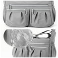 thumbnail image 4 of Lopsie Nylon Purse for Women Crossbody Bags Medium Size Girls Travel Shoulder Messenger Bags Gray, 4 of 6