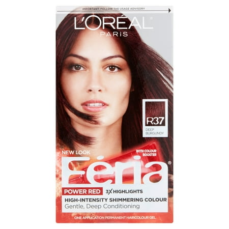 L Oreal  Paris Feria R37 Deep Burgundy  Permanent Haircolour   L Oreal  Paris Feria R37 Deep Burgundy  Permanent Haircolour