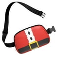 thumbnail image 3 of Red Christmas Santa Costume Pattern Cute Fanny Packs for Women,Travel Waterproof Crossbody Fanny Bags Waist Purse for Women Anti Theft Adjustable Strap for Running Travel Cycling, 3 of 6