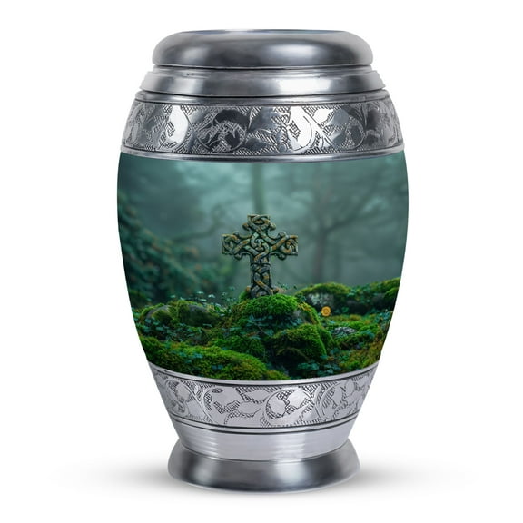 Mossy Solace Keepsakes For Ashes Of Loved Ones - Burial Urns For Human Ashes Adult Male - An Urn For Ashes - Cremation Urn For Adults (Size-3inch,1pcs)