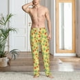 thumbnail image 5 of Vsdgher Floral Strawberr Print Mens Pajama Pants Sleep & Lounge Pants, PJ Bottoms With elastic waistb and Pockets, 5 of 5