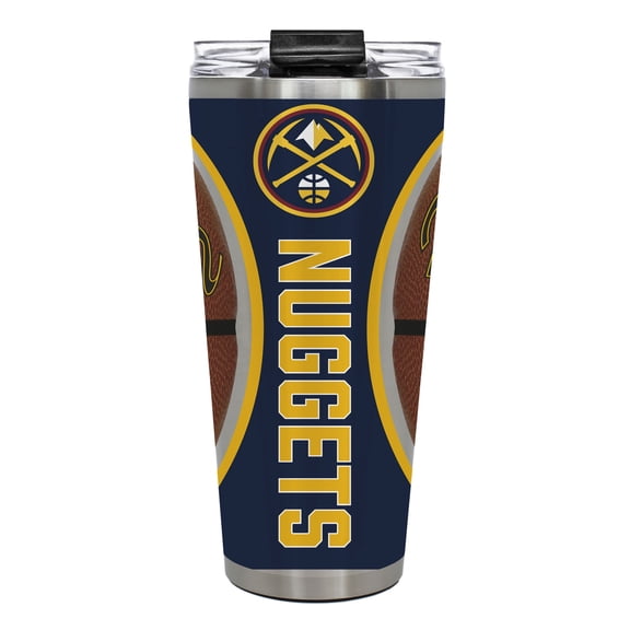 Denver Nuggets 32oz. Big Slim Game Ball Travel Tumbler
