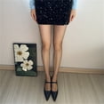 thumbnail image 4 of Womens Fishnet Tights Hosiery Glitter Rhinestones Mesh Pantyhose for Club Party, 4 of 21
