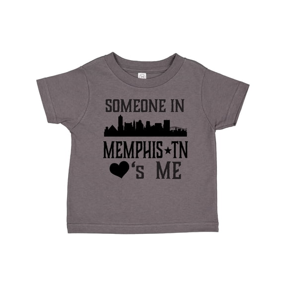 Inktastic Memphis Tennessee Someone Loves Me Skyline Boys or Girls Toddler T-Shirt