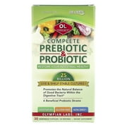 Olympian Labs Complete Prebiotic & Probiotic, 30 Vegetarian Capsules