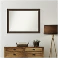 thumbnail image 6 of Amanti Art Custom Wall and Bathroom Mirror (31.5 x 42.5 in.), Lara Bronze Frame, 6 of 7