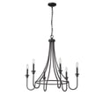 thumbnail image 6 of Millennium Lighting  Artemis 5/6 Chandelier Ceiling Light Matte Black - 6, 6 of 6