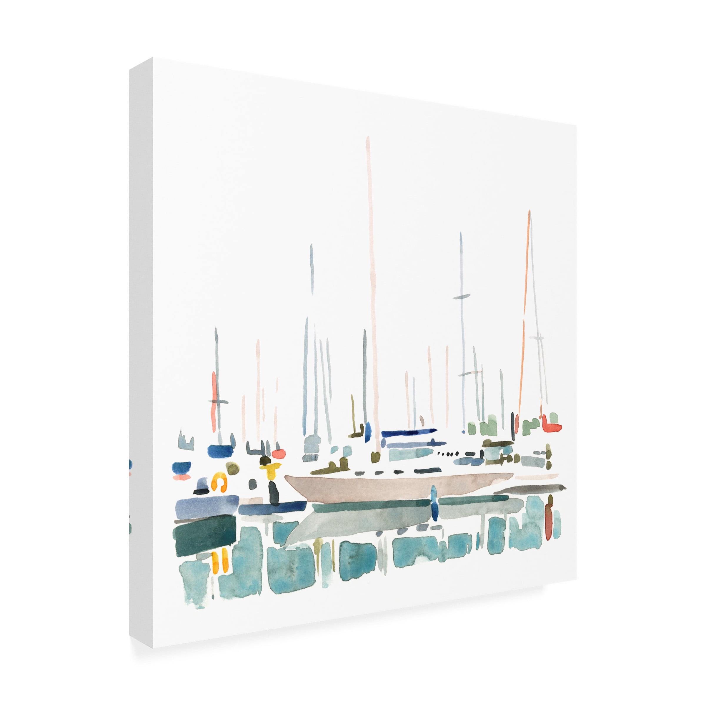 Emma Caroline 'Sailboat Scenery II' Canvas Art